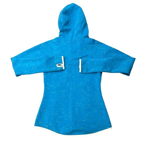 Nike Women's Tech Fleece FZ Hoodie Blue Yellow Size XS - Picture 4 of 8